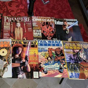 Star Wars magazine lot Vanity Fair Star Wars insider entertainment lot